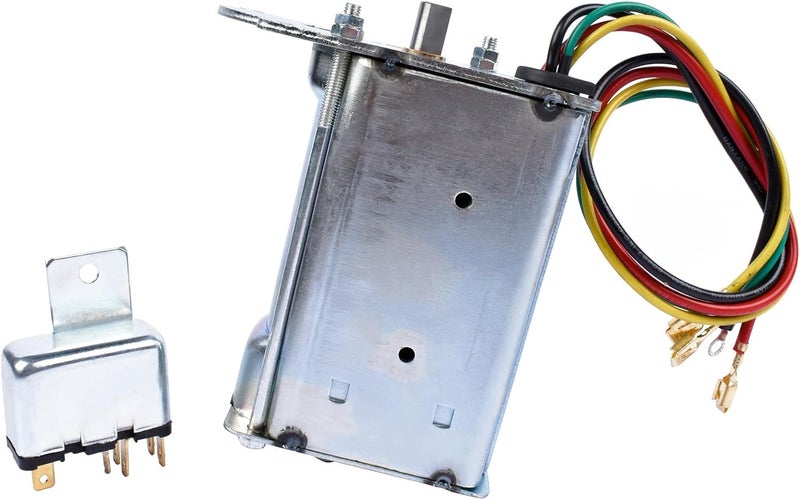 Woosphy Convertible top Electric Motor and Relay Replacement for Chevy Impala or Caprice Cadillac Eldorado Biarritz Oldsmobile Delta 88 1971-1976 22049793 9875101 - Image 4